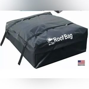 RoofBag Rooftop Cargo Carrier Waterproof 11 Cubic Ft All Cars with/without Rack